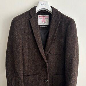 Primark Brown Harris Tweed Sport Coat/ Blazer -Small